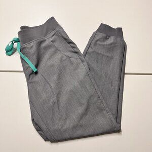 FIGS Zamora Gray Scrubs Joggers Technical Collection Size Small Pants Graphite